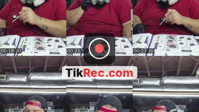 TikTok live: colada painting by @bigbackprime