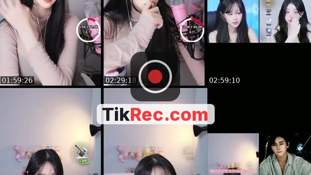 TikTok live: korean singing host by @gyunie01