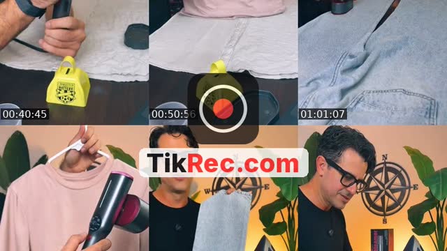 TikTok live: Wow! A Steamer AND an Iron?! 😀💨💨 by @brknlnx