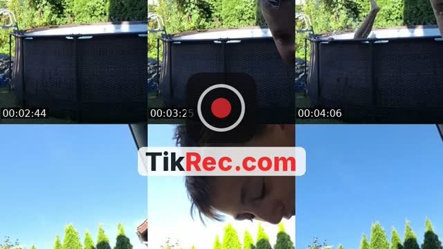 TikTok live: skaczemy do basenu by @kizofremii