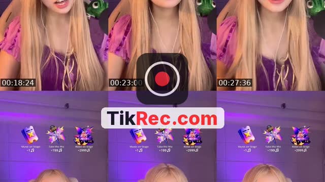 TikTok live: MUSIC ON STAGE! by @sarinabells
