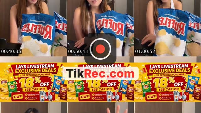 TikTok live: LAYS BUNDLE DEALS $18 FOR 4?! by @alivebutdieded
