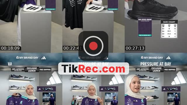 TikTok live: Run Hyper by @adidasmy