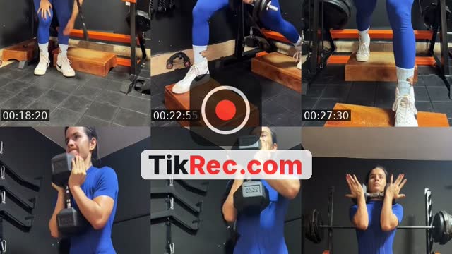 TikTok live: Entreno de Cuadriceps 🏋🏻‍♀️ by @tati.fit_