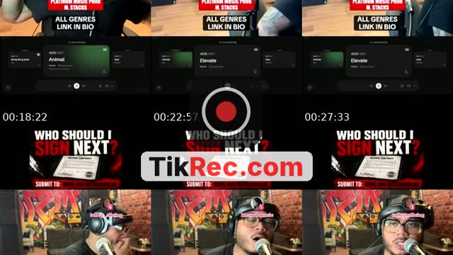 TikTok live: Who should I sign next??? by @mstacksonline