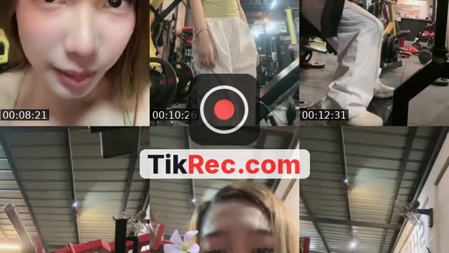 TikTok live: gym by @samshi_gorgeous
