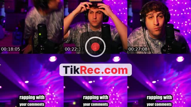 TikTok live: freestyling with your comments by @itscvsper