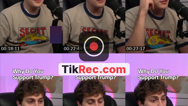 TikTok live: debating MAGA by @parkergetajob