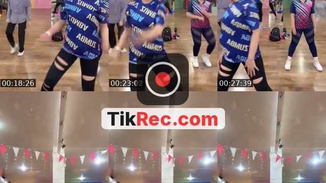 TikTok live: Asiang jam 10 💙🤍 lepas zumba by @kacamatahitam.1