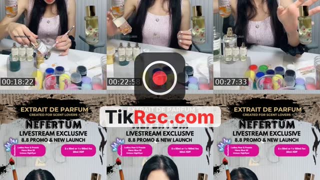 TikTok live: Perfume Promo by @nefertumsg