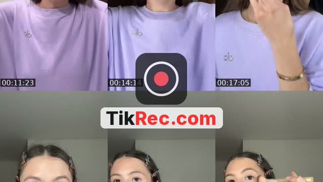 TikTok live: grwm by @notpetu