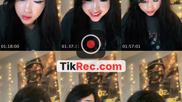 TikTok live: MUKBANG by @kora.aura