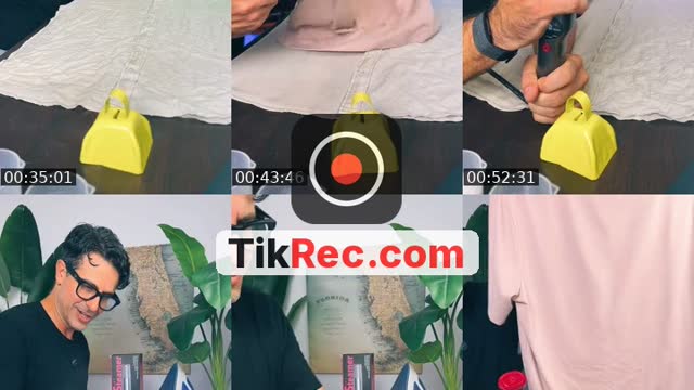 TikTok live: Wow! A Steamer AND an Iron?! 😀💨💨 by @brknlnx