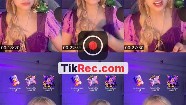 TikTok live: MUSIC ON STAGE! by @sarinabells