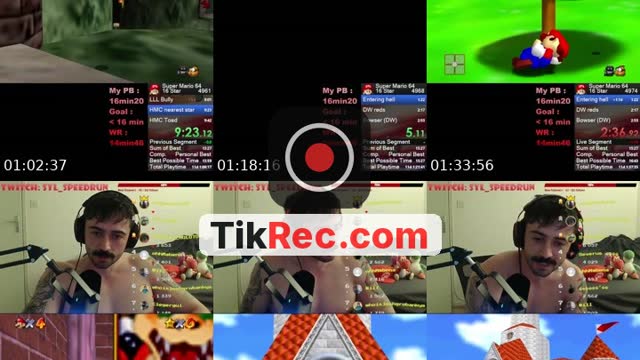 TikTok live: Mario 64 Speedrun ! by @docteur_sylv
