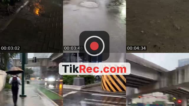 TikTok live: Binabagyo na tayo dito sa BGC! by @mar.pntj