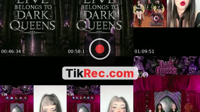 TikTok live: DARK QUEENS TE MENCIONO🖤👑 by @darkqueensmx
