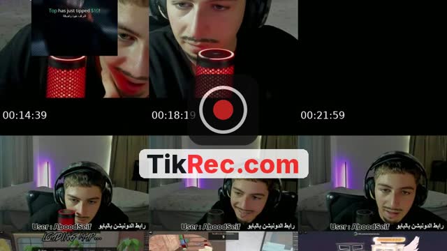 TikTok live: بث العودة؟ 🤍 by @aboodseif
