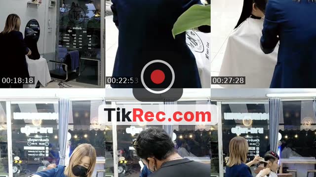 TikTok live: ทำสี by @nthaircut