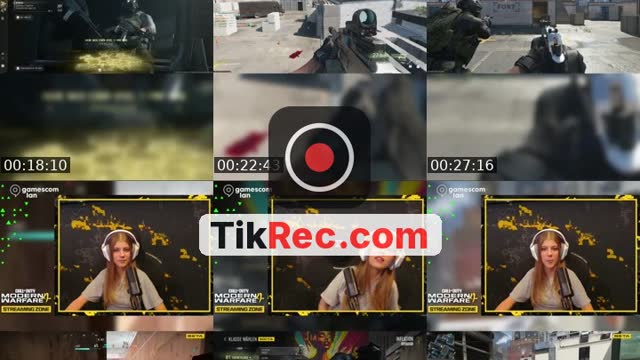 TikTok live: Erstes Mal CoD auf der gamescom by @lesleybunny
