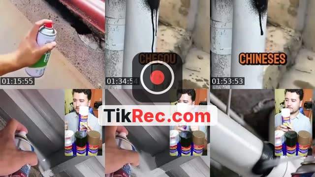 Brazil TikTok live: Spray Veda Tudo Tinta Emborracha by @thiagoindica_