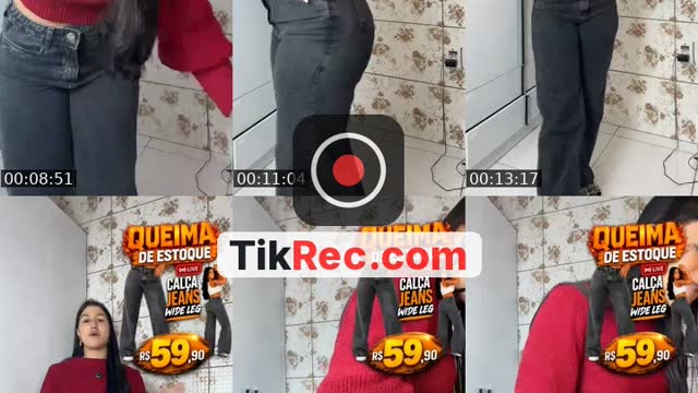 Brazil TikTok live: Calça jeans wide leg by @dicasdalivs