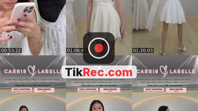 TikTok live: Come shop with us 💘 by @carrislabelle