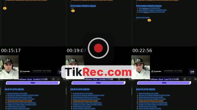 TikTok live: MLB/TALK by @parlaylon