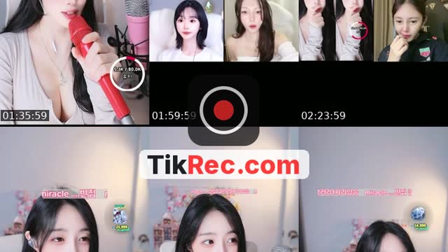 TikTok live: korean singing host by @gyunie01