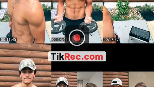 TikTok live: Nightwing working out by @kazz.lifts