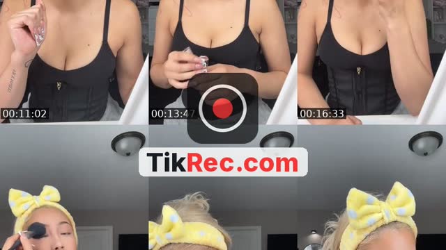 TikTok live: grwm by @ruvi.0528