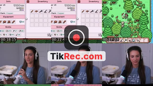 TikTok live: Fields of Mistria (new game) by @alexiaraye