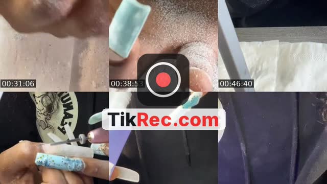 TikTok live: Nail Day by @bagsandbrains101