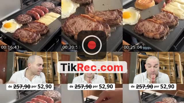 Brazil TikTok live: CHAPA HAMBURGUEIRA by @deliamianto