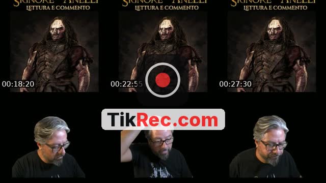 Italy TikTok live: Leggiamo Il Signore degli Anelli by @golgota_79