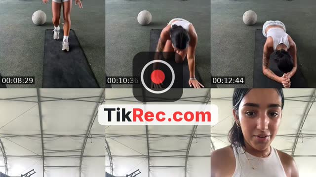 TikTok live: gym by @nariah2riahhh
