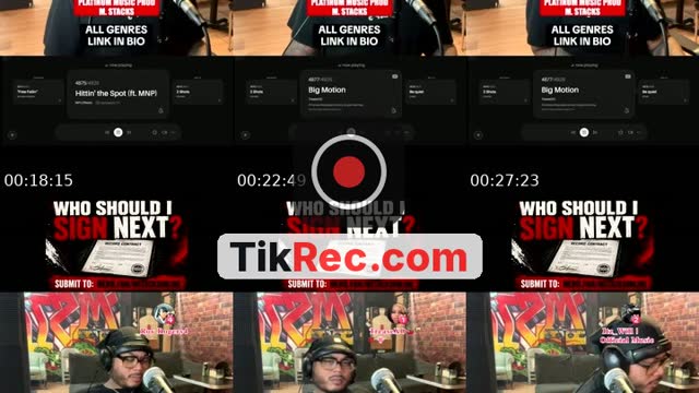 TikTok live: Who should I sign next??? by @mstacksonline