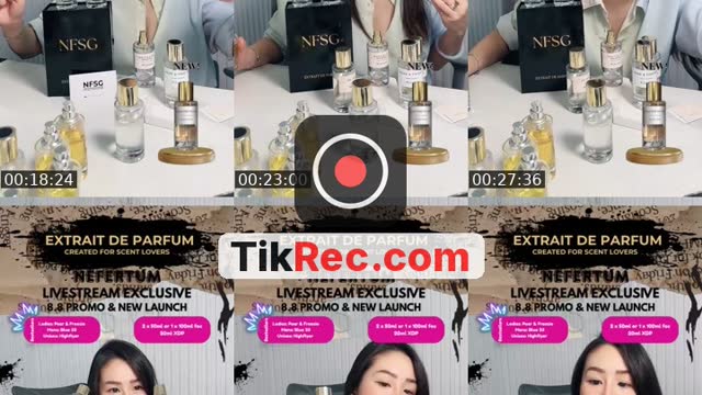 TikTok live: Perfume Promo by @nefertumsg