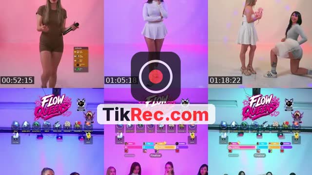TikTok live: QUEENS ON FIRE by @flowqueens_lflow