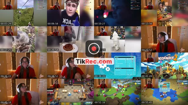 TikTok live: JUST CHATTING + OVERCOOKED ALL Y by @jessicaperlazaa
