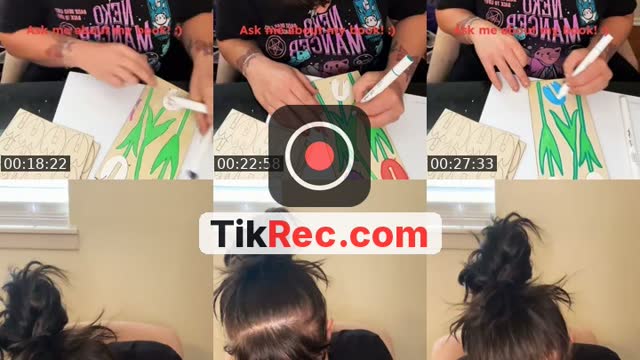 TikTok live: Let’s craft together. :) by @jynxtheghoulie