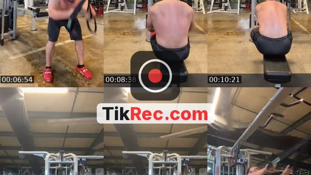 TikTok live: Back by @zachsfitnessjourney