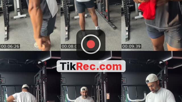 TikTok live: Back day gym by @themaniac_physiqu3