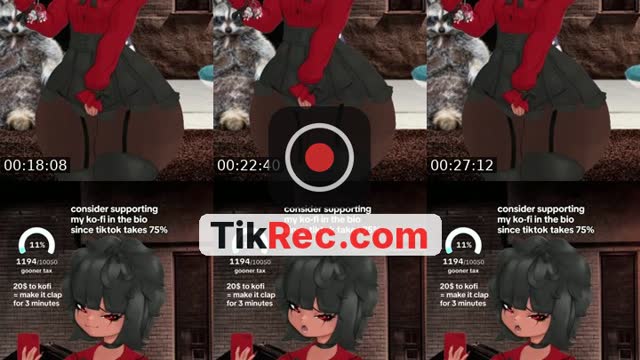 TikTok live: Poor femboy amsr nyaah!! by @maggysmoothie