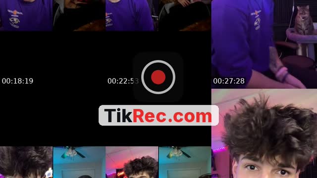 TikTok live: hi there by @ajcollevechio