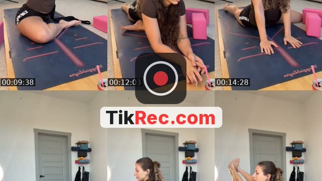 TikTok live: Yoga🧘🏼‍♀️🪬 by @maggieblayre