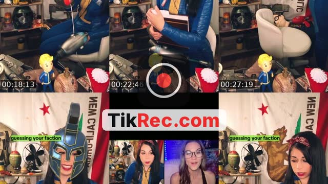United States TikTok live: VAULT GIRL #FALLOUT by @foxyr0xxy