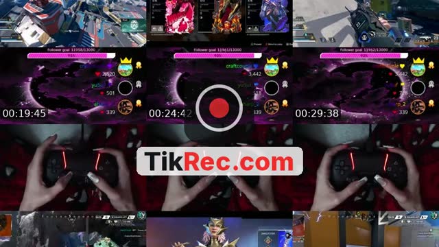United States TikTok live: Apex Legends God bless you by @vcherryszn