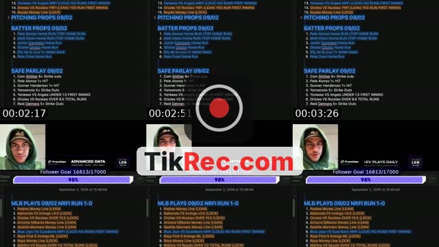 TikTok live: MLB/TALK by @parlaylon