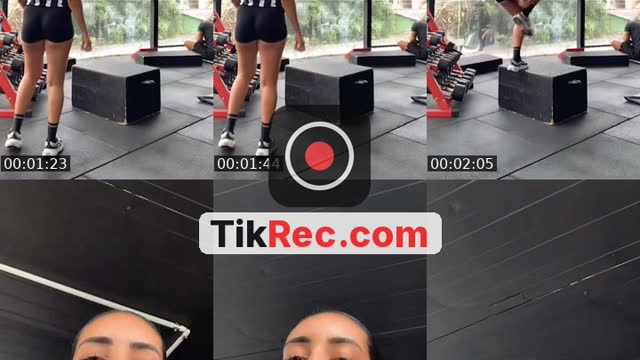 TikTok live: Na academia by @cfcunhaa
